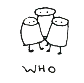 a group of people, who?